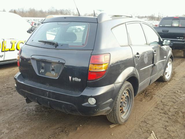 5Y2SL65827Z424738 - 2007 PONTIAC VIBE BLACK photo 4