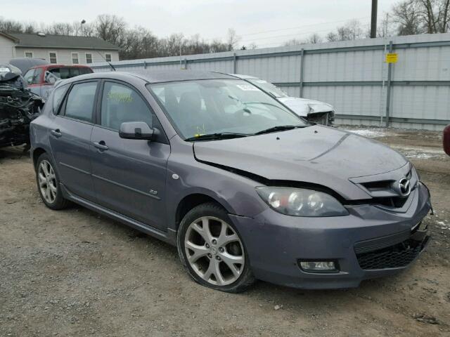 JM1BK343171700302 - 2007 MAZDA 3 HATCHBAC GRAY photo 1