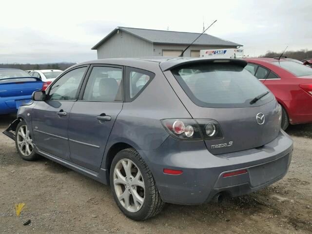 JM1BK343171700302 - 2007 MAZDA 3 HATCHBAC GRAY photo 3