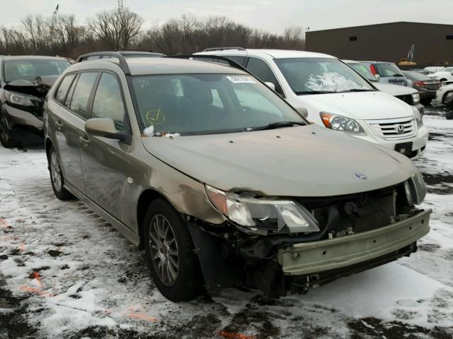 YS3FB59Y581107876 - 2008 SAAB 9-3 2.0T GRAY photo 1