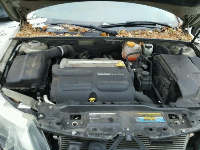 YS3FB59Y581107876 - 2008 SAAB 9-3 2.0T GRAY photo 7