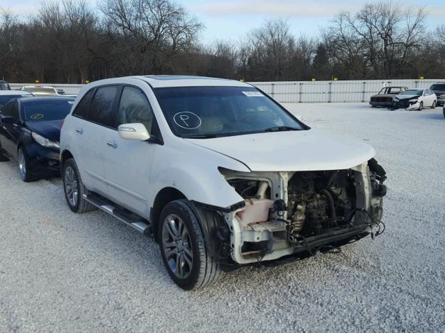 2HNYD28438H546089 - 2008 ACURA MDX TECHNO WHITE photo 1