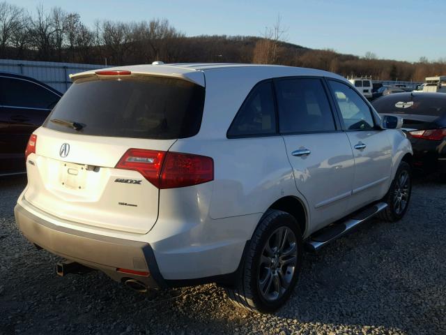 2HNYD28438H546089 - 2008 ACURA MDX TECHNO WHITE photo 4