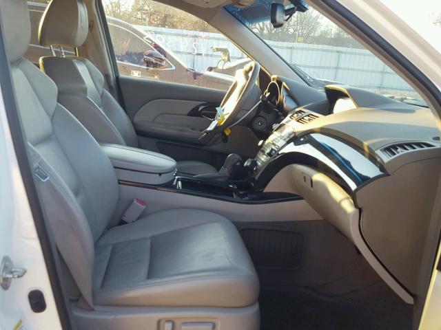 2HNYD28438H546089 - 2008 ACURA MDX TECHNO WHITE photo 5