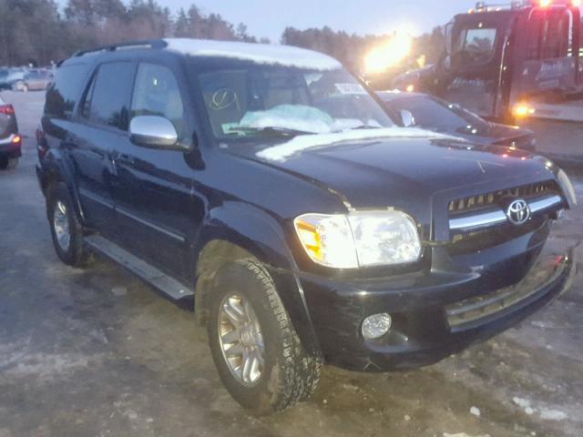 5TDBT48A57S283457 - 2007 TOYOTA SEQUOIA LI BLACK photo 1