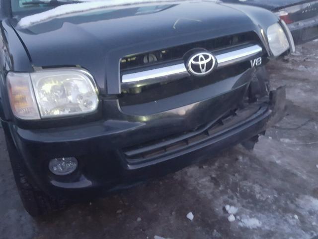 5TDBT48A57S283457 - 2007 TOYOTA SEQUOIA LI BLACK photo 9