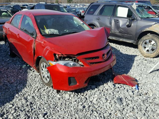 5YFBU4EE6DP182565 - 2013 TOYOTA COROLLA BA RED photo 1