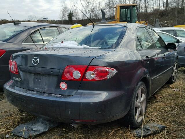 1YVHP80CX55M18545 - 2005 MAZDA 6 I GRAY photo 4