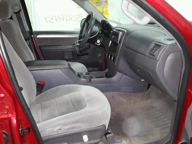 1FMZU63E94ZB30121 - 2004 FORD EXPLORER X RED photo 5