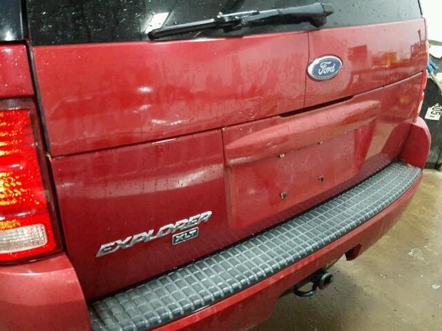 1FMZU63E94ZB30121 - 2004 FORD EXPLORER X RED photo 9