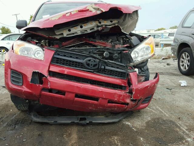 JTMJF4DV5A5028767 - 2010 TOYOTA RAV4 RED photo 9