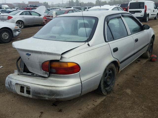 1Y1SK52831Z422047 - 2001 CHEVROLET GEO PRIZM 银色 照片 4