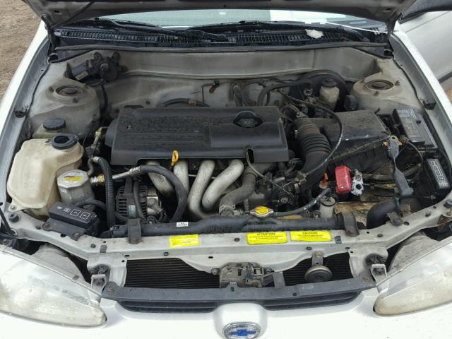 1Y1SK52831Z422047 - 2001 CHEVROLET GEO PRIZM 银色 照片 7