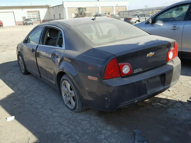 1G1ZB5E10BF327166 - 2011 CHEVROLET MALIBU LS GRAY photo 3