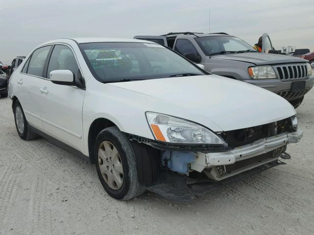 3HGCM56354G711891 - 2004 HONDA ACCORD LX WHITE photo 1