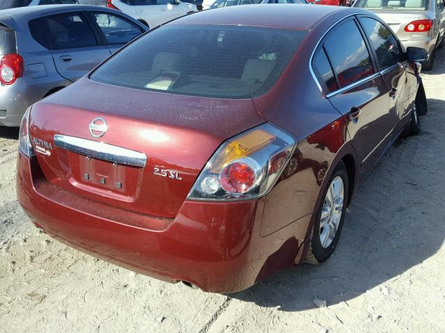 1N4AL2AP2BC106766 - 2011 NISSAN ALTIMA BAS RED photo 4