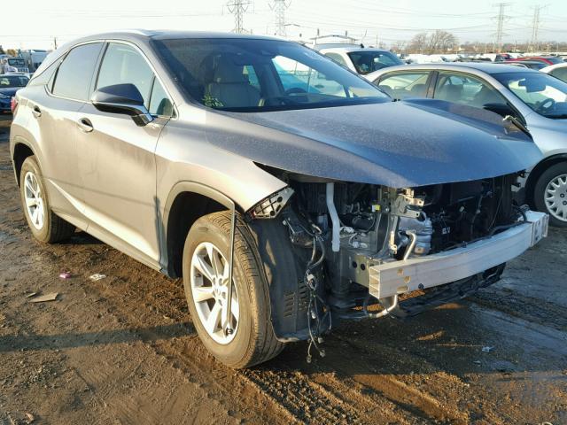 2T2BZMCA6HC082095 - 2017 LEXUS RX 350 GRAY photo 1