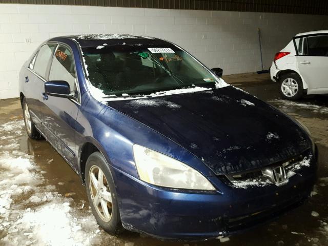 1HGCM55683A110094 - 2003 HONDA ACCORD EX BLUE photo 1