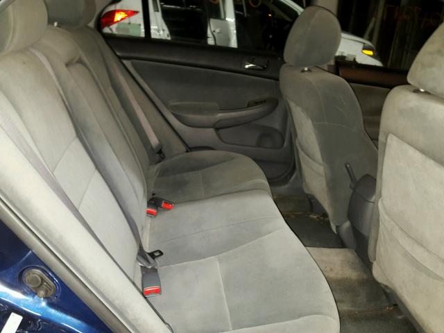 1HGCM55683A110094 - 2003 HONDA ACCORD EX BLUE photo 6