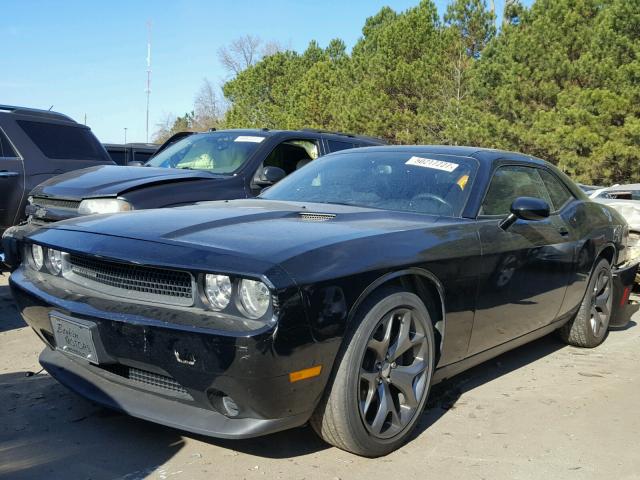 2C3CDYAG8DH590997 - 2013 DODGE CHALLENGER BLACK photo 2