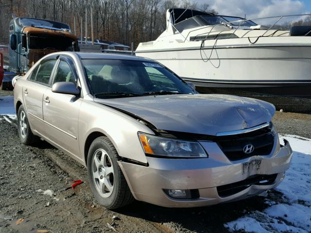 5NPEU46F06H154037 - 2006 HYUNDAI SONATA GLS GOLD photo 1