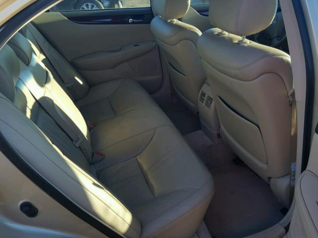 JTHBF30G425023694 - 2002 LEXUS ES 300 BEIGE photo 6