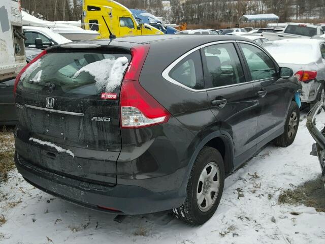 5J6RM4H30EL043478 - 2014 HONDA CR-V LX BLACK photo 4