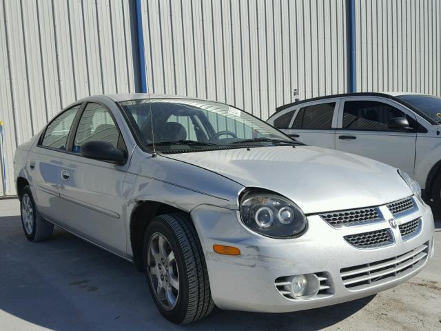 1B3ES56C85D211608 - 2005 DODGE NEON SXT SILVER photo 1