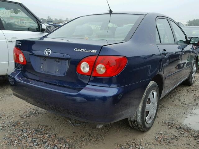 2T1BR32E46C617117 - 2006 TOYOTA COROLLA CE BLUE photo 4