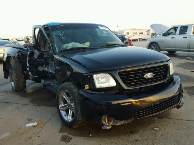 2FTZF0737YCA90516 - 2000 FORD F150 SVT L BLACK photo 1