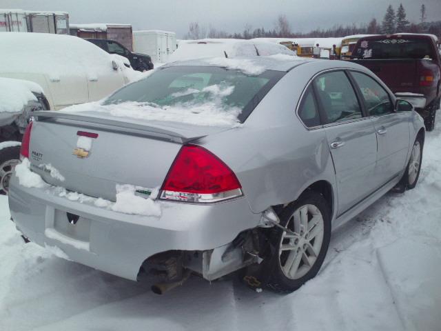 2G1WC5E38C1230288 - 2012 CHEVROLET IMPALA LTZ SILVER photo 4