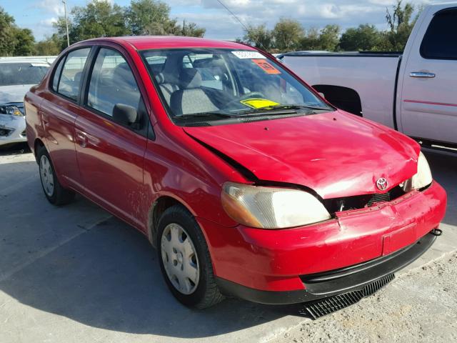 JTDBT123020256770 - 2002 TOYOTA ECHO RED photo 1