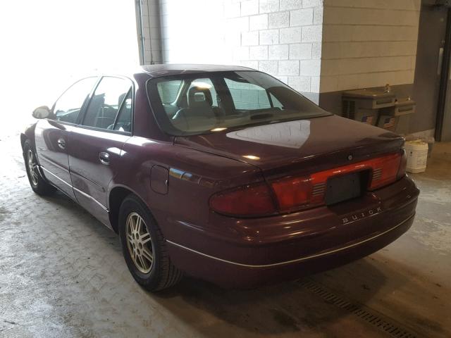2G4WB55K6Y1230391 - 2000 BUICK REGAL LS BURGUNDY photo 3