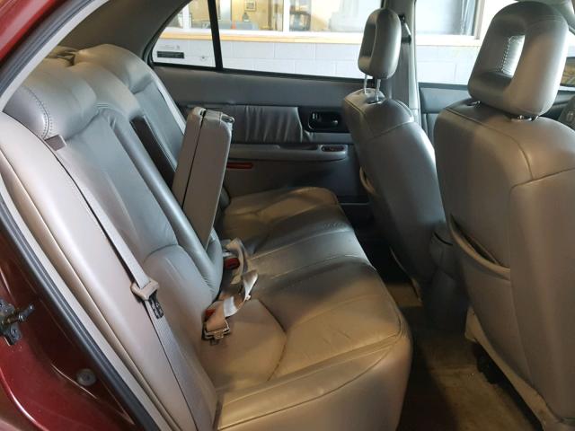2G4WB55K6Y1230391 - 2000 BUICK REGAL LS BURGUNDY photo 6