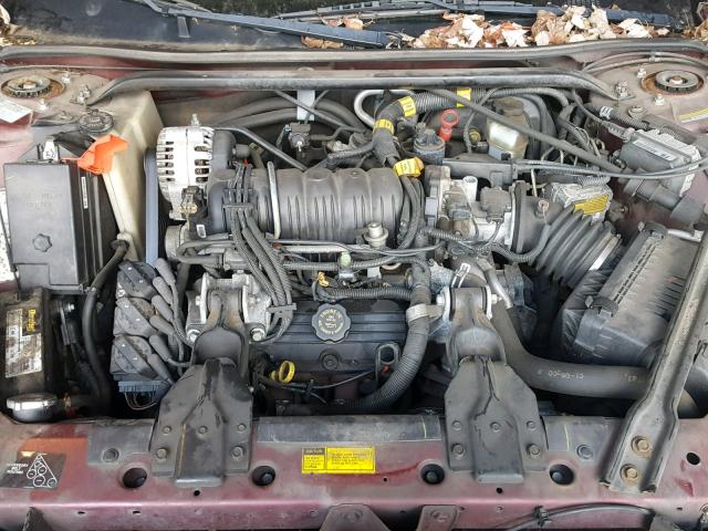 2G4WB55K6Y1230391 - 2000 BUICK REGAL LS BURGUNDY photo 7