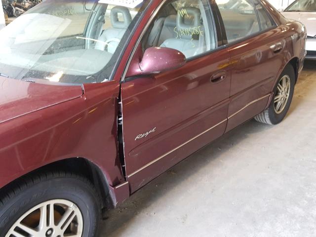 2G4WB55K6Y1230391 - 2000 BUICK REGAL LS BURGUNDY photo 9