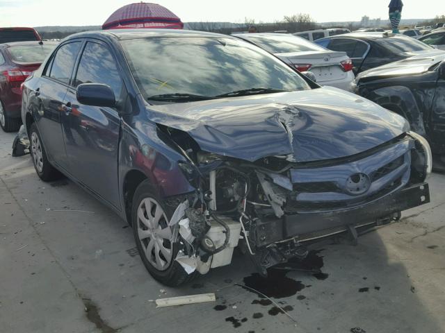 5YFBU4EE7DP174832 - 2013 TOYOTA COROLLA BA BLUE photo 1