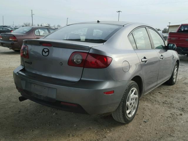 JM1BK12F251346725 - 2005 MAZDA 3 I SILVER photo 4