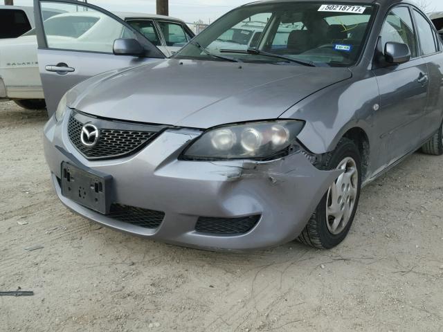 JM1BK12F251346725 - 2005 MAZDA 3 I SILVER photo 9