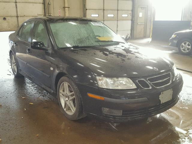 YS3FD49Y671011225 - 2007 SAAB 9-3 2.0T BLACK photo 1