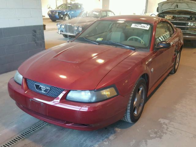 1FAFP40644F210529 - 2004 FORD MUSTANG RED photo 2