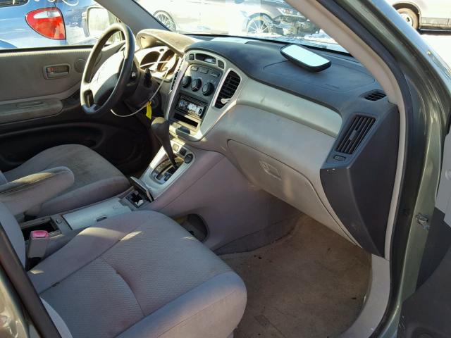 JTEEP21A560158827 - 2006 TOYOTA HIGHLANDER GREEN photo 5