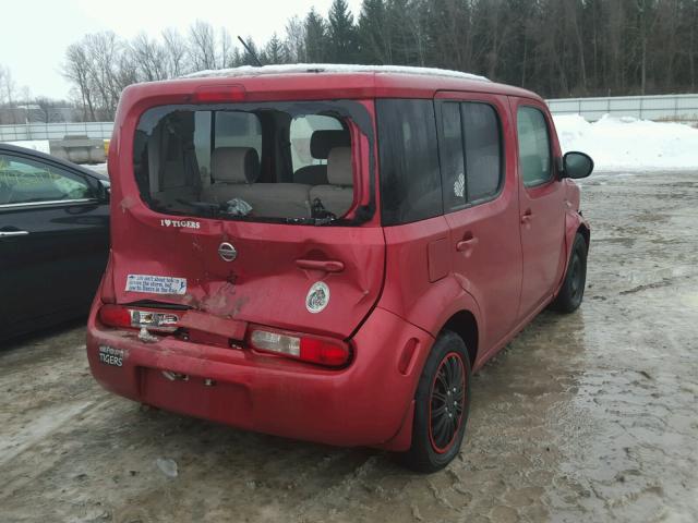 JN8AZ28R89T111792 - 2009 NISSAN CUBE BASE RED photo 4