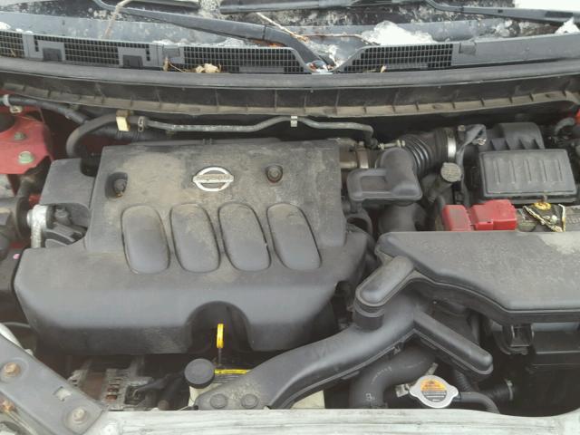 JN8AZ28R89T111792 - 2009 NISSAN CUBE BASE RED photo 7