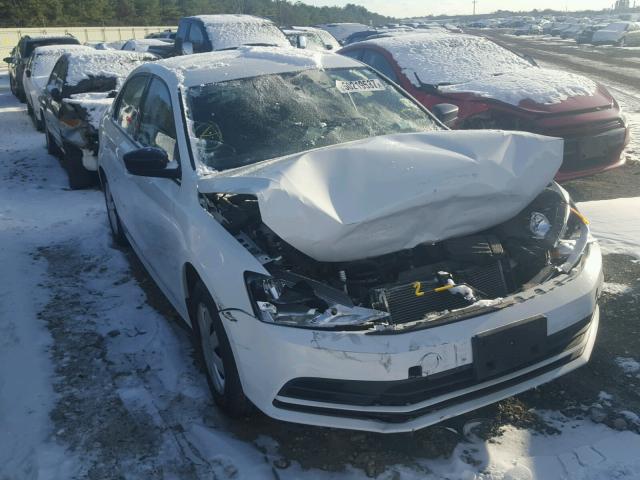 3VW2K7AJ2FM263287 - 2015 VOLKSWAGEN JETTA BASE WHITE photo 1