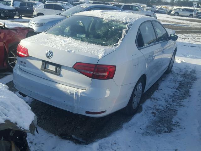 3VW2K7AJ2FM263287 - 2015 VOLKSWAGEN JETTA BASE WHITE photo 4