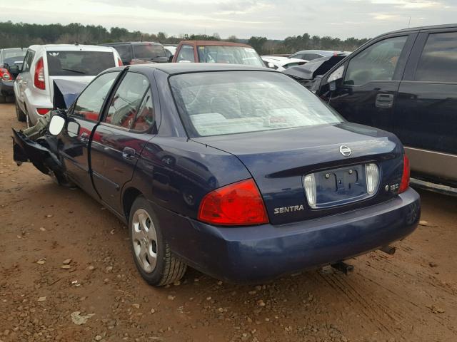 3N1CB51D56L491993 - 2006 NISSAN SENTRA 1.8 BLUE photo 3