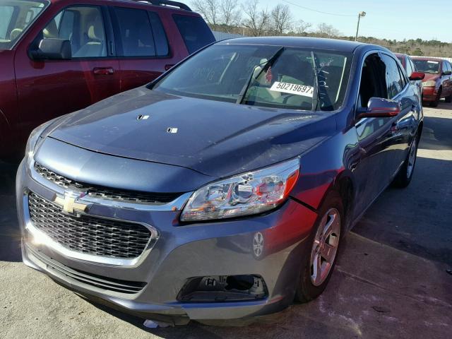 1G11C5SLXEF183016 - 2014 CHEVROLET MALIBU 1LT BLUE photo 2