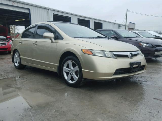 1HGFA16807L115587 - 2007 HONDA CIVIC EX GOLD photo 1