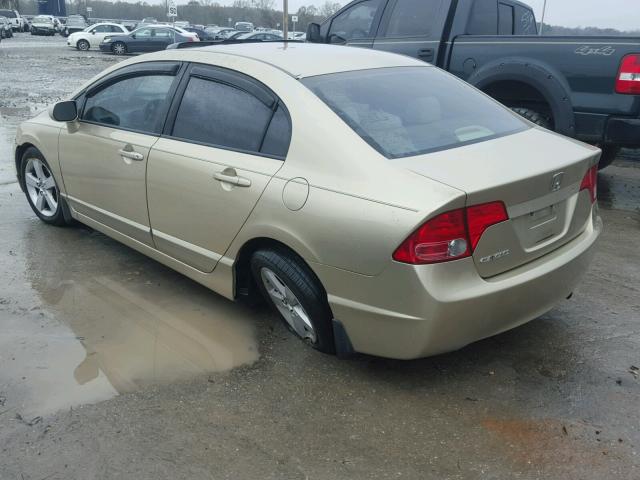 1HGFA16807L115587 - 2007 HONDA CIVIC EX GOLD photo 3